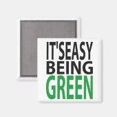 HET IS EENVOUDIG OM GROEN TE WORDEN MAGNEET (Voorkant / Achterkant)