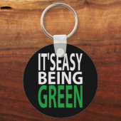 HET IS EENVOUDIG OM GROEN TE WORDEN SLEUTELHANGER (Voorkant)