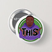 Het is eenvoudig ronde button 5,7 cm (Voorkant /achterkant)