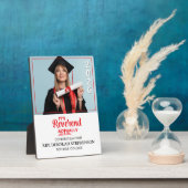 HET IS EIGENLIJK DOMINEE Wijding Afstudeerfeest Fotoplaat (Zijkant)