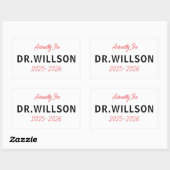 Het is eigenlijk Dr – Grappig Doktersleven | Schat Rechthoekige Sticker (Vel)