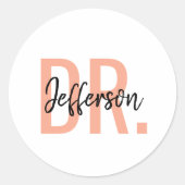 Het is eigenlijk Dr – Grappig Doktersleven | Schat Ronde Sticker (Voorkant)