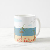 Het is Eiland Tijd Koffiemok (Voorkant rechts)