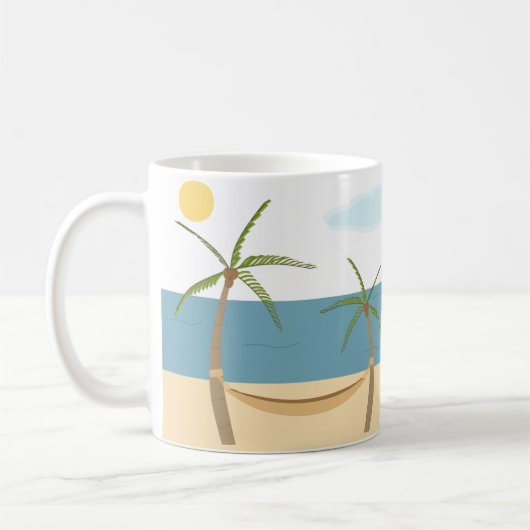 Het is Eiland Tijd Koffiemok (Links)