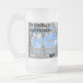 Het is eindelijk gebeurd Flying Pigs Mok (Links)