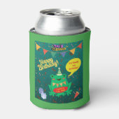 Het is eindelijk mijn verjaardag 29 feb kikker Con Blikjeskoeler (Blikje Voorkant)