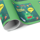 Het is eindelijk mijn verjaardag 29 feb kikker Con Cadeaupapier (Rol Hoek)