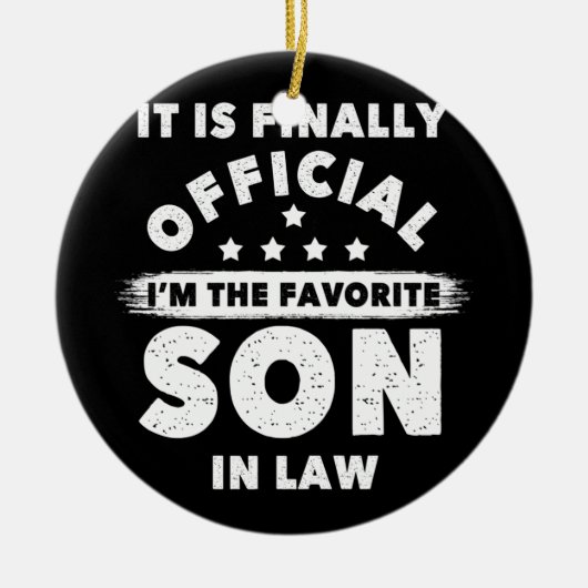 Het is eindelijk officieel dat ik de favoriete zoo keramisch ornament (Voorkant)