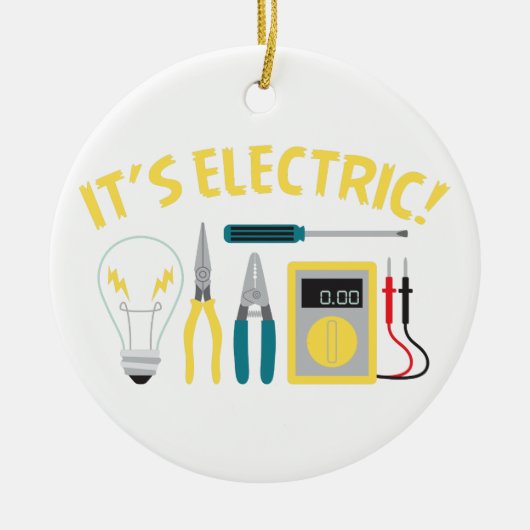 Het is Electric Keramisch Ornament (Voorkant)