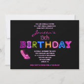 HET IS ELEKTRISCH! 13e verjaardag Uitnodiging (Voorkant)