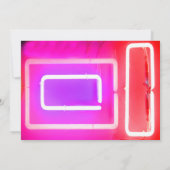 HET IS ELEKTRISCH! 13e verjaardag Uitnodiging (Achterkant)