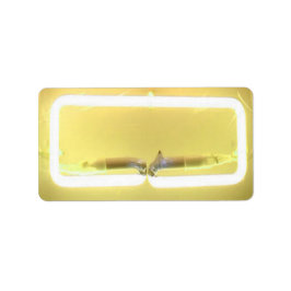 HET IS ELEKTRISCH! NEON SIGN Print je eigen labels