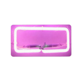 HET IS ELEKTRISCH! NEON SIGN Print je eigen labels