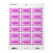 HET IS ELEKTRISCH! NEON SIGN Print je eigen labels (Full Sheet)