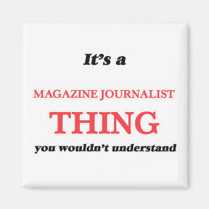 Het is en het ding van de Journalist van het Magneet