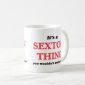 Het is en Sexton ding, je zou het niet begrijpen Koffiemok (Voorkant rechts)