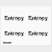 Het is Entropy Rechthoekige Sticker (Vel)