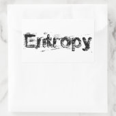 Het is Entropy Rechthoekige Sticker (Tas)
