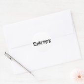 Het is Entropy Ronde Sticker (Envelop)