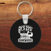 Het is ergens 225 bbq roker pitmasters sleutelhanger (Voorkant)
