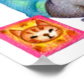 Het is etenstijd voor mijn geliefde kat. poster (Hoek)