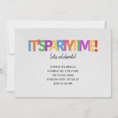 Het is feest! kaart (Voorkant)