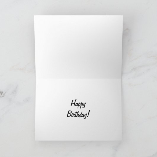 Het is feest! Verjaardagsstijl Kaart (Binnen)