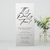 Het is feestdag 40e verjaardag Eenvoudige legant Kaart (Staand voorkant)