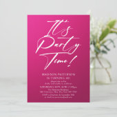 Het is feestdag 40e verjaardag Eenvoudige legant Kaart (Staand voorkant)