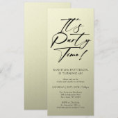 Het is feestdag 40e verjaardag Eenvoudige legant Kaart (Voorkant / Achterkant)