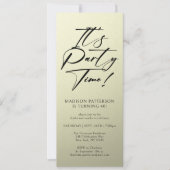 Het is feestdag 40e verjaardag Eenvoudige legant Kaart (Voorkant)