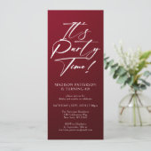 Het is feestdag 40e verjaardag Eenvoudige legant Kaart (Staand voorkant)