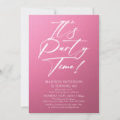 Het is feestdag 40e verjaardag Eenvoudige legant Kaart (Voorkant)