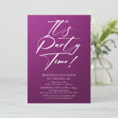 Het is feestdag 40e verjaardag Eenvoudige legant Kaart (Staand voorkant)