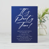 Het is feestdag 40e verjaardag Eenvoudige legant Kaart (Staand voorkant)