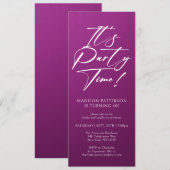 Het is feestdag 40e verjaardag Eenvoudige legant Kaart (Voorkant / Achterkant)