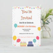 Het is feestdag kaart (Staand voorkant)