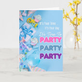 Het is feesttijd (Jeremia 29:11) Kaart (Gele Bloem)