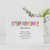 Het is feesttijd kaart (Staand voorkant)