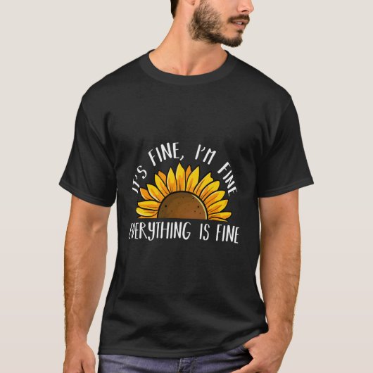 Het is fijn dat alles goed is t-shirt (Voorkant)