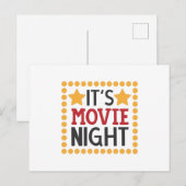 Het is filmavond briefkaart (Voorkant / Achterkant)