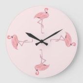 Het is Flamingo Time Grote Klok (Voorkant)
