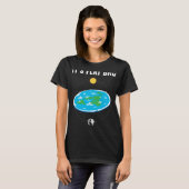 Het is Flat Bro Flat Earth Map Conspiracy 1 T-shirt (Voorkant volledig)