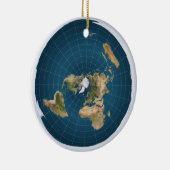 Het is Flat. Nee, echt. Keramisch Ornament (Rechts)