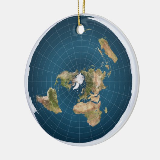 Het is Flat. Nee, echt. Keramisch Ornament (Links)