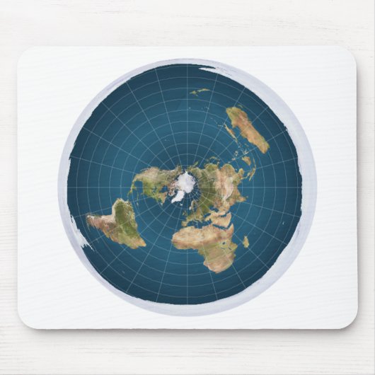 Het is Flat. Nee, echt. Muismat (Voorkant)