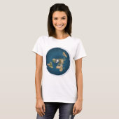Het is Flat.  Nee, echt. T-shirt (Voorkant volledig)