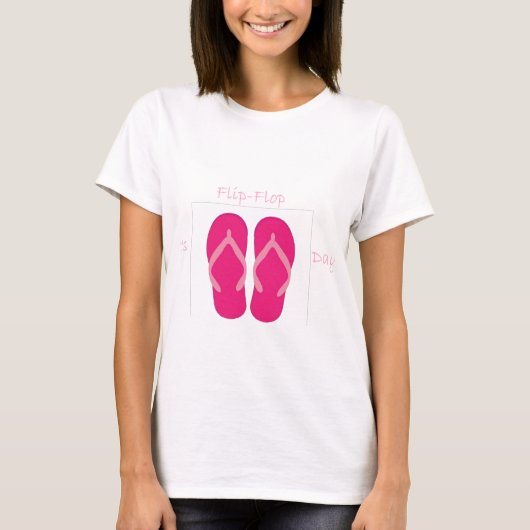 Het is flip Flop Day T-shirt (Voorkant)