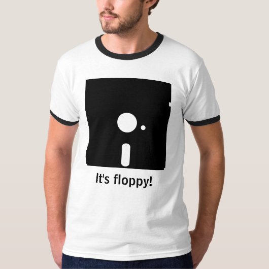 Het is floppy! t-shirt (Voorkant)