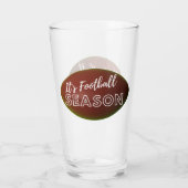 Het is Football Season Beer Glass Tumbler (Achterkant)
